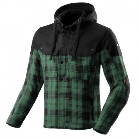 KOSZULA REBELHORN SHIFTER BLACK/GREEN XS