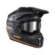 KASK MOTOCYKLOWY Z GOGLAMI LEATT ADV 7.5 BLACK BRONZE XL