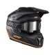 KASK MOTOCYKLOWY Z GOGLAMI LEATT ADV 7.5 BLACK BRONZE XL