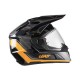 KASK MOTOCYKLOWY Z GOGLAMI LEATT ADV 7.5 BLACK ORANGE L