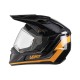KASK MOTOCYKLOWY Z GOGLAMI LEATT ADV 7.5 BLACK ORANGE XL