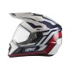 KASK MOTOCYKLOWY Z GOGLAMI LEATT ADV 7.5 ROYAL BLUE RED XL