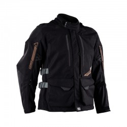 KURTKA MOTOCYKLOWA TEKSTYLNA LEATT ADV DRITOUR 5.5 STEALTH BLACK GREY S