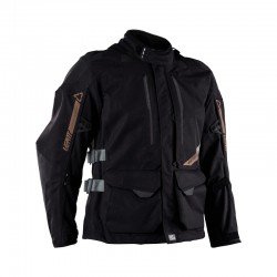 KURTKA MOTOCYKLOWA TEKSTYLNA LEATT ADV DRITOUR 5.5 STEALTH BLACK GREY S