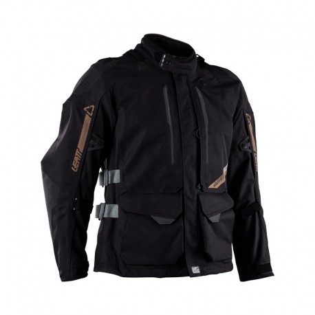 KURTKA MOTOCYKLOWA TEKSTYLNA LEATT ADV DRITOUR 5.5 STEALTH BLACK GREY S