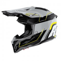 KASK MOTOCYKLOWY AIROH AVIATOR 3 LEADER YELLOW GLOSS XS