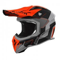 KASK MOTOCYKLOWY AIROH AVIATOR ACE 2 SHIELD ORANGE MATT XS
