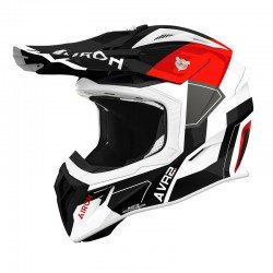 KASK MOTOCYKLOWY AIROH AVIATOR ACE 2 SHIELD RED GLOSS XS
