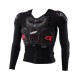 KOSZULKA Z OCHRANIACZAMI JUNIOR LEATT 4.5 HYBRID BLACK (134-146CM) S/M