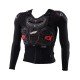 KOSZULKA Z OCHRANIACZAMI JUNIOR LEATT 4.5 HYBRID BLACK (134-146CM) S/M