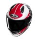 KASK MOTOCYKLOWY HJC C10 HIPER WHITE RED XS