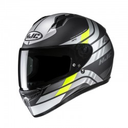 KASK MOTOCYKLOWY HJC C10 HIPER GREY YELLOW XS