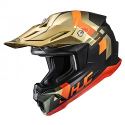 KASK MOTOCYKLOWY HJC C50 PRIMAL GOLD BLACK XS