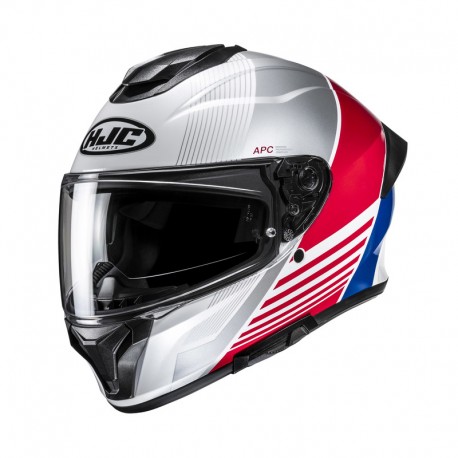 KASK MOTOCYKLOWY HJC C71 MORIX WHITE RED XS