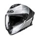 KASK MOTOCYKLOWY HJC C71 MORIX WHITE BLACK XS