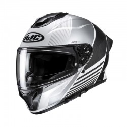 KASK MOTOCYKLOWY HJC C71 MORIX WHITE BLACK XS