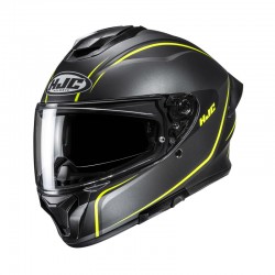 KASK MOTOCYKLOWY HJC C71 QUEZ BLACK YELLOW XS