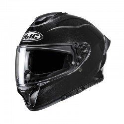 KASK MOTOCYKLOWY HJC C71 SOLID METAL BLACK XS