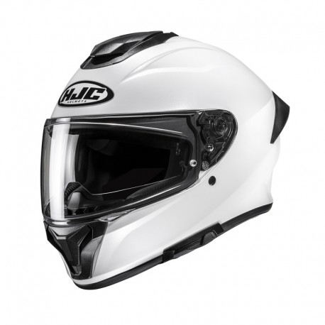 KASK MOTOCYKLOWY HJC C71 SOLID PEARL WHITE XS