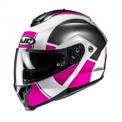 KASK MOTOCYKLOWY HJC C91N JYN PINK GREY XS