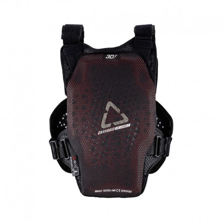 BUZER JUNIOR LEATT 2.5 HYBRID BLACK (134-146CM) S/M