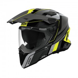 KASK MOTOCYKLOWY AIROH COMMANDER 2 SKIP YELLOW MATT XS