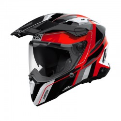 KASK MOTOCYKLOWY AIROH COMMANDER 2 SKIP RED GLOSS XS