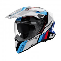 KASK MOTOCYKLOWY AIROH COMMANDER 2 SKIP WHITE GLOSS XS
