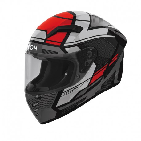 KASK MOTOCYKLOWY AIROH CONNOR EGO RED GLOSS XS