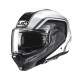 KASK MOTOCYKLOWY HJC F100 REFF GREY WHITE XS