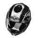 KASK MOTOCYKLOWY HJC F100 REFF BLACK WHITE XS