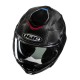 KASK MOTOCYKLOWY HJC F100 CARBON STAN BLACK BLUE XS