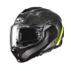 KASK MOTOCYKLOWY HJC F100 CARBON STAN BLACK YELLOW XS
