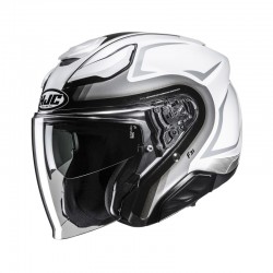 KASK MOTOCYKLOWY HJC F31 BASK WHITE GREY XS