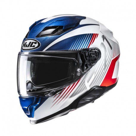 KASK MOTOCYKLOWY HJC F71 CATOS BLUE WHITE XS