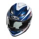 KASK MOTOCYKLOWY HJC F71 CATOS BLUE WHITE XS