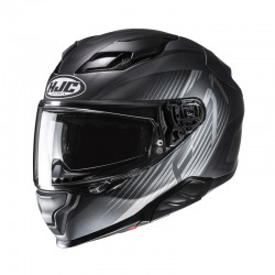 KASK MOTOCYKLOWY HJC F71 CATOS BLACK GREY XS