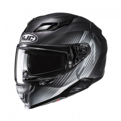 KASK MOTOCYKLOWY HJC F71 CATOS BLACK GREY XS