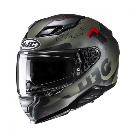 KASK MOTOCYKLOWY HJC F71 FACO GREEN BLACK XS