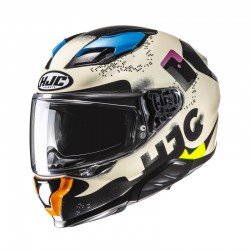 KASK MOTOCYKLOWY HJC F71 FACO DESERT XS