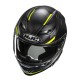 KASK MOTOCYKLOWY HJC F71 CARBON ESIRA BLACK YELLOW XS