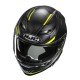 KASK MOTOCYKLOWY HJC F71 CARBON ESIRA BLACK YELLOW XS