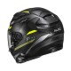 KASK MOTOCYKLOWY HJC F71 CARBON ESIRA BLACK YELLOW XS