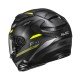 KASK MOTOCYKLOWY HJC F71 CARBON ESIRA BLACK YELLOW XS