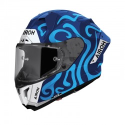 KASK MOTOCYKLOWY AIROH GP800 SWAIN BLUE GLOSS XS