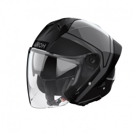 KASK MOTOCYKLOWY AIROH H21 SQUARE MATT GLOSS XS