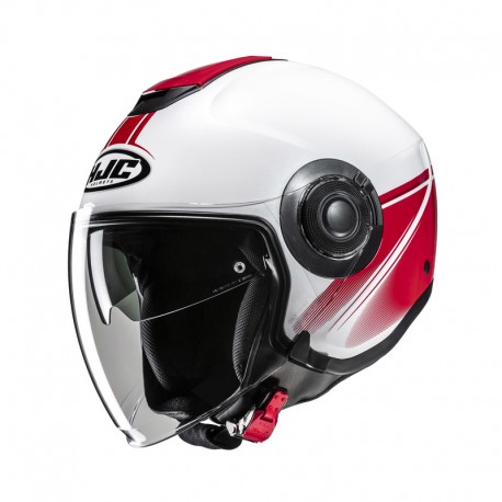 KASK MOTOCYKLOWY HJC I40N VISION WHITE RED XS