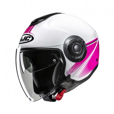 KASK MOTOCYKLOWY HJC I40N VISION WHITE PINK XS