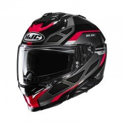 KASK MOTOCYKLOWY HJC I71 ZEST BLACK RED XS