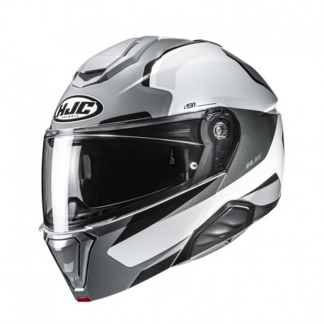KASK MOTOCYKLOWY HJC I91 FELIO GREY WHITE XS